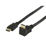 Kabel HDMI Valueline VGVP34200B15, úhlový konektor 90°, 1.5m