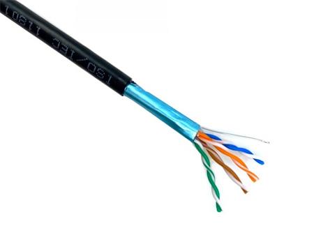 Kabel Zircon CAT5e FTP, venkovní PE, stíněný AWG24 305m
