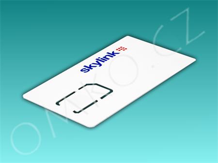 Karta Skylink Standard HD Irdeto, provedení SIM (vylamovací)