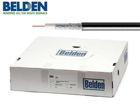 Koaxiální kabel Belden 121-Al PE 5mm (černý)