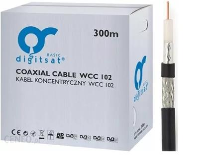 Koaxiální kabel RG6 - WCC 102 CU PE, 6,8mm venkovní, PULLBOX 300m