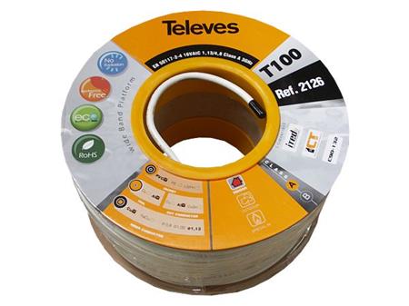 Koaxiální kabel Televes 2126 AL, 6.9 mm
