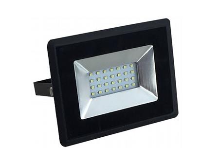 LED reflektor GLR010B, 10W, 800 lm, neutrální bílá, černý