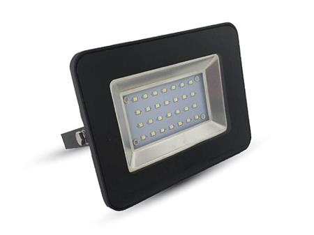 LED reflektor GLR020B, 20W, 1600 lm, neutrální bílá, černý