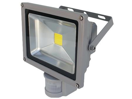 LED reflektor TechniLED TLR030P, 30W, 2700 lm, neutrální bílá, PIR čidlo