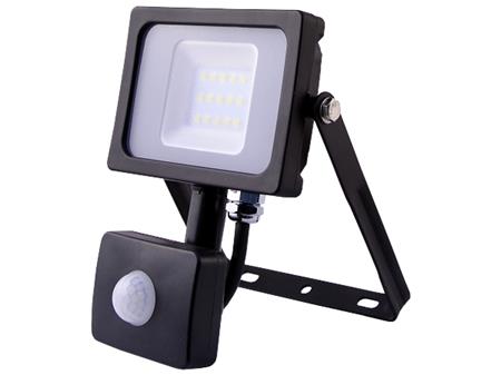 LED reflektor V-TAC VT-4911, 10W, 800 lm, 4000 K, neutrální bílá, PIR čidlo