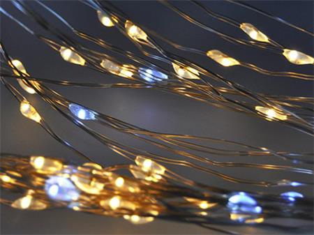 LED světelný závěs okenní Solight 1V10, 120x150 cm, USB, časovač, teplá a studená bílá