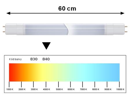 LED trubice TechniSat TechniLux 60 cm, 9W, neutrální bílá