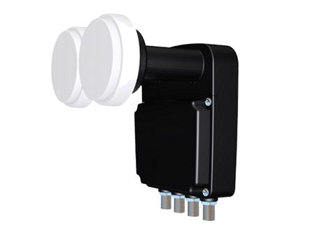 LNB konvertor Inverto Black Pro monoblok QUAD 4,3° 0,2dB