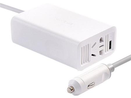 Měnič napětí Xiaomi Mijia 100W, vstup 12V, výstup 220V, USB port