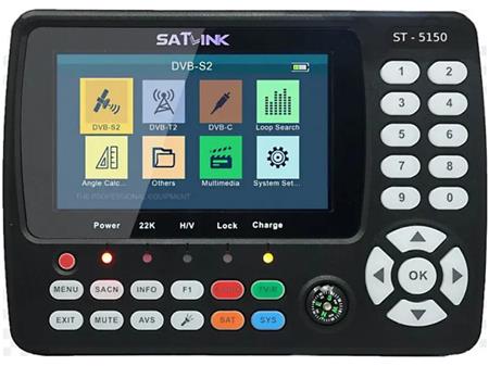 Měřící přístroj Satlink ST-5150 HD DVB-S2/DVB-T2/DVB-C HEVC COMBO-METER