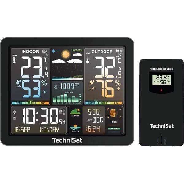 Meteostanice TechniSat iMeteo 500, černá, barometr
