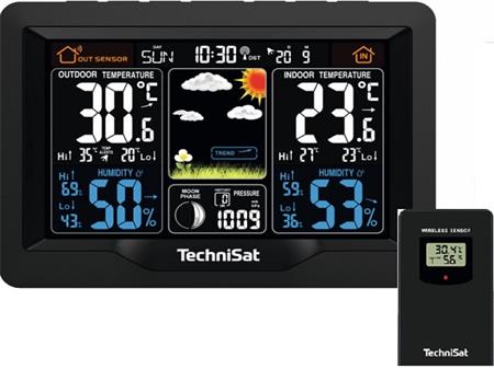 Meteostanice TechniSat iMeteo X1, extra velký barevný LCD, teplota, vlhkost