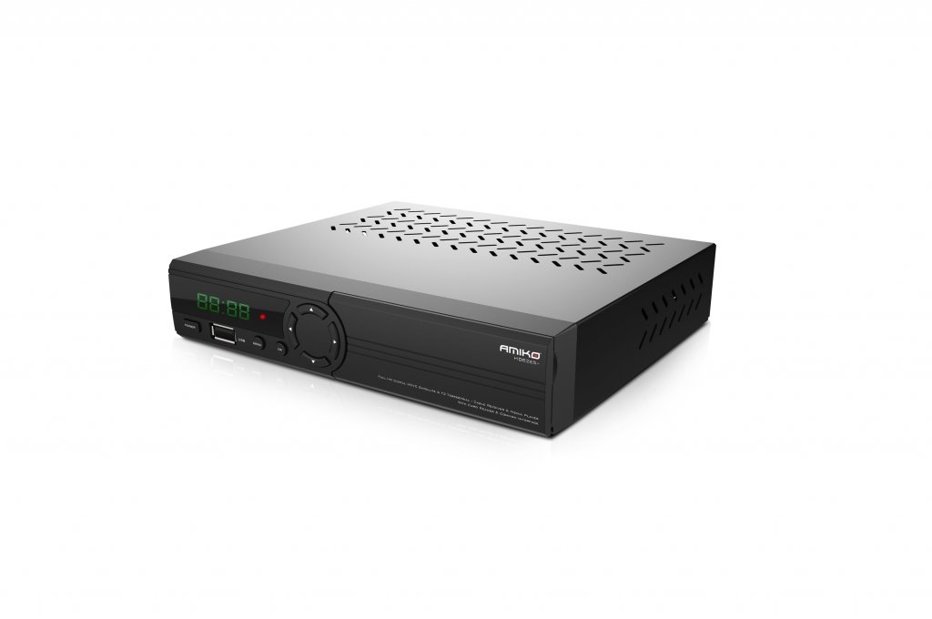 MIKO HD8265+/9265 Combo - DVB-S2/T2/C přijímač (H.265/HEVC), čtečka+CI slot