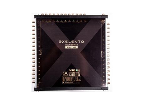 Multipřepínač EXELENTO MK-1332, koncový, 3 družice, 32 výstupů