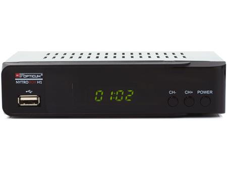Opticum Nytro Box PLUS, H.265/HEVC, PVR, Full HD, DVB-T2/C, terestriál+kabelovka
