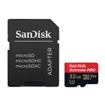 Paměťová karta SanDisk Extreme Pro microSDHC 32GB, UHS-I U3, 100 MB/s + SD adapt