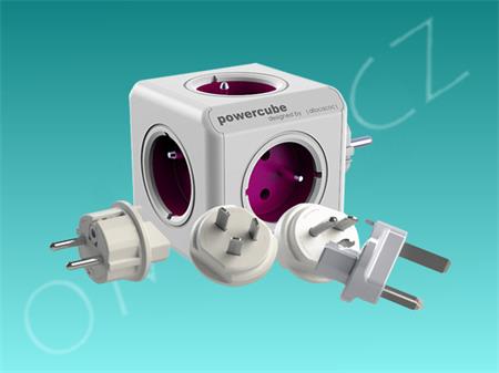 PowerCube Rewirable + Travel Plugs, cestovní adaptér