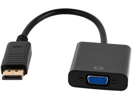 Převodník DisplayPort signálu na VGA OmkoTech, podpora Full HD