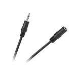 Prodlužovací audio kabel na sluchátka Jack M/F 3.5mm, 1,8m