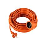 Prodlužovací kabel PR-160, 1 zásuvka, 20m, 2x1,5 mm oranžový