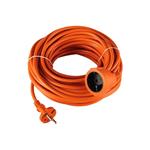 Prodlužovací kabel PR-160, 1 zásuvka, 50m, 2x1,5 mm oranžový