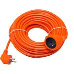Prodlužovací kabel PR-160, 1 zásuvka, 50m, 3x1,5 mm oranžový