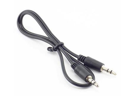 Propojovací audio kabel OmkoTech, 2x JACK M 3.5mm, 0.5m