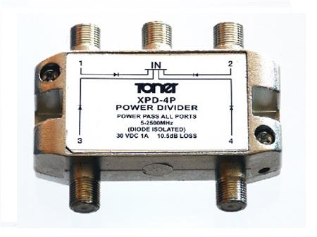 Rozbočovač Toner XPD-4P, 4 x 10.5 dB