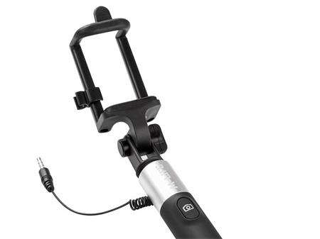Selfie tyč M-LIFE výsuvná, 184-672 mm, teleskopická, se spouští