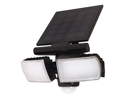 Solární svítidlo Solight se senzorem, 8W, 600lm, černá