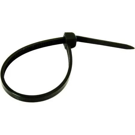 Stahovací páska OmkoTech UV nylonová, 4,8 x 280 mm, černá, 100ks