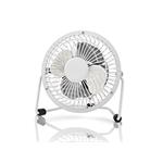 Stolní ventilátor Nedis FNDK1WT10, USB, 10cm, bílý