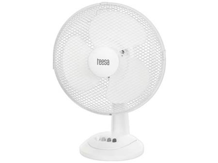 Stolní ventilátor TEESA TSA8023, 34cm, bílý