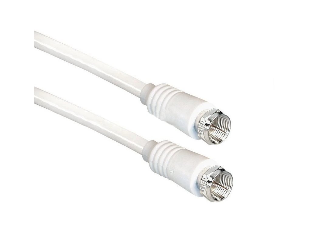 Technisat účastnický kabel pro satelit, F - konektory, 5 m, bílý