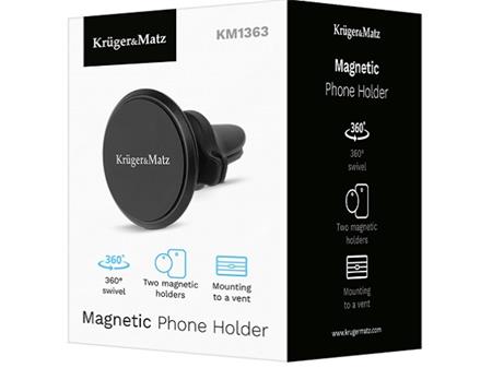 Univerzální držák telefonu magnetický s náklonem Kruger&Matz KM1363