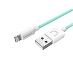 USB kabel USAMS Lightning pro iPhone, 100cm, zelený