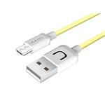 USB kabel USAMS pro Android, Micro USB, 100cm, žlutý
