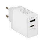 USB nabíječka BLOW Power Delivery 3.0, 1x USB/2.4A, 1x USB-C/3A, 30W