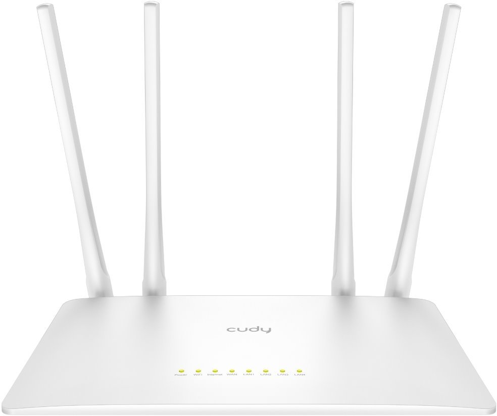 Wi-Fi router CUDY WR-1200 LAN/WAN, MESH Wi-Fi 5, Open WRT