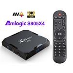 X96 Max+ULTRA 8K TV box Android AOSP 11.0, paměť 4+64 GB, Chipset S905X4, Bluetooth